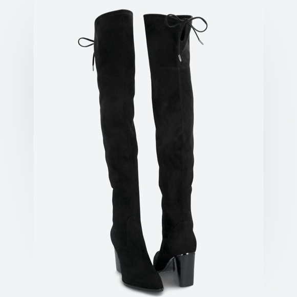 Marc fisher over the knee black suede boots. Size 7 shoes - Picture 4 of 10